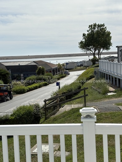 Lovely sea view from the decking
