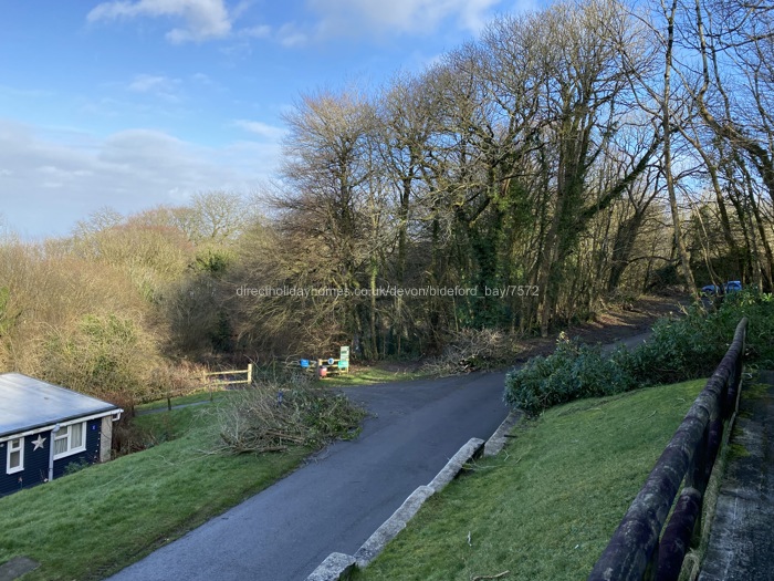 View towards the Coastal Path 