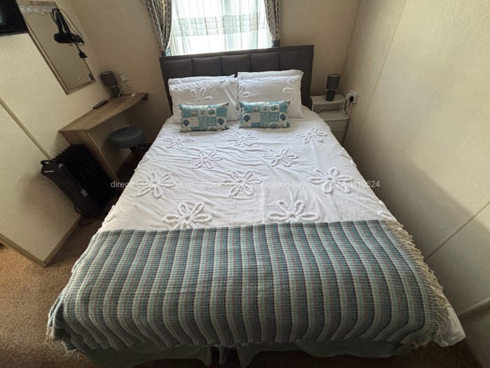 King Sized Bed in our Main Bedroom